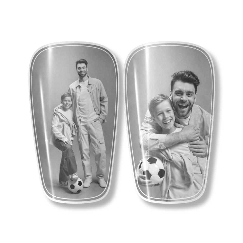 PROTÈGE-TIBIAS PERSONNALISÉS AVEC PHOTOS